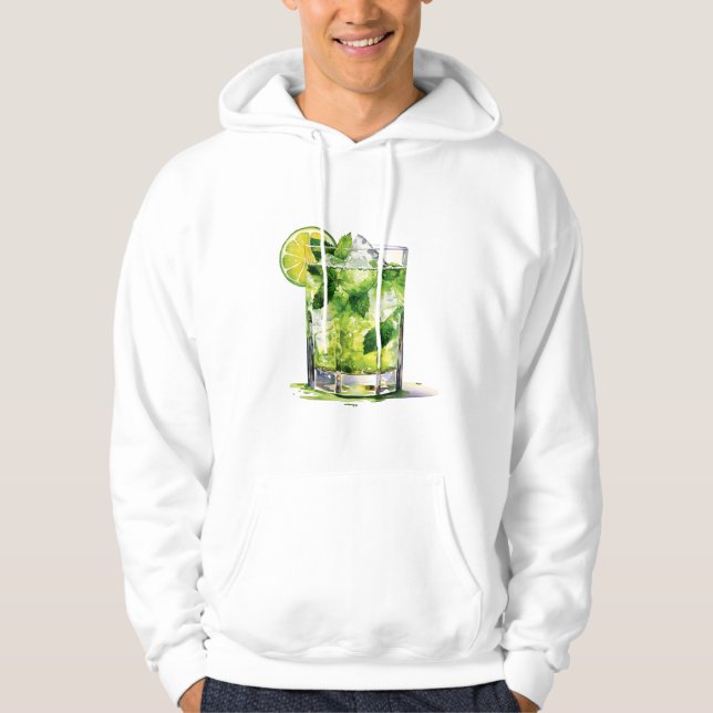 Mint Mojito With Lime Hoodie (Front)