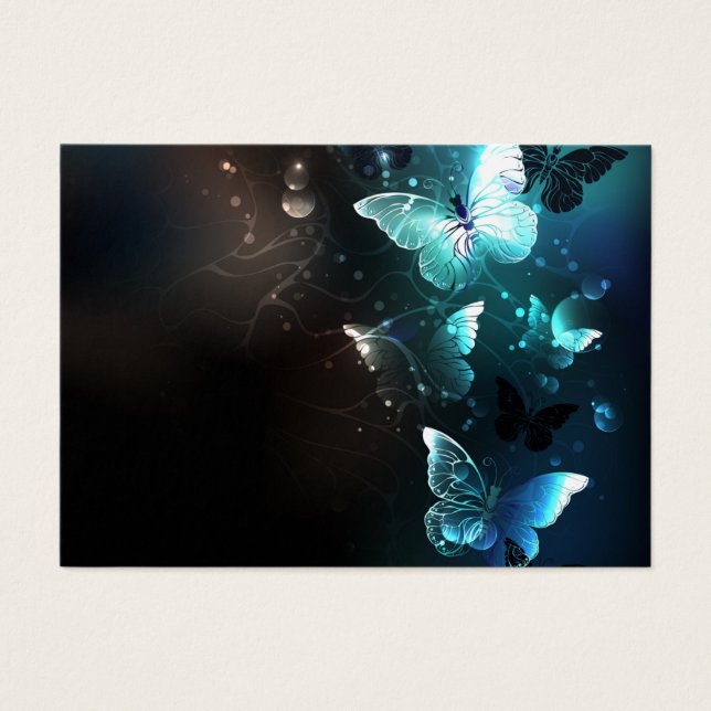 Mint Night Butterflies (Front)