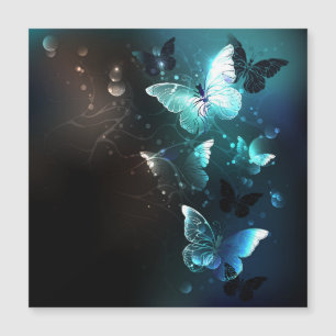 Mint Night Butterflies