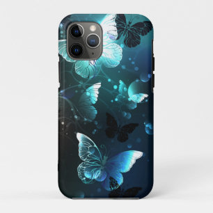 Mint Night Butterflies iPhone 11 Pro Case