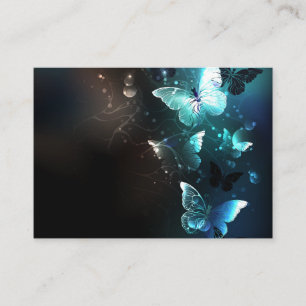Mint Night Butterflies Discount Card