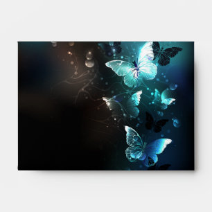 Mint Night Butterflies Envelope