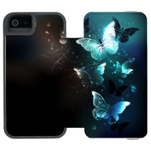 Mint Night Butterflies Incipio Watson™ iPhone 5 Wallet Case