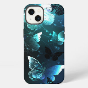 Mint Night Butterflies iPhone 13 Case