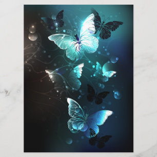 Mint Night Butterflies Menu