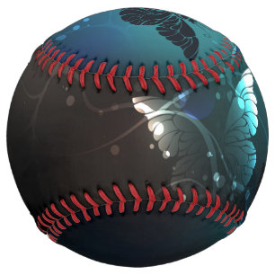 Mint Night Butterflies Softball