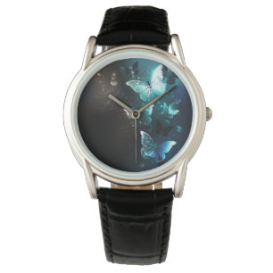 Mint Night Butterflies Watch