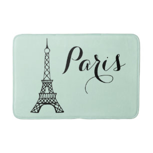 Mint Paris Eiffel Tower Bath Mat