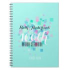Mint Pastel Colours 100th Birthday Party GuestBook