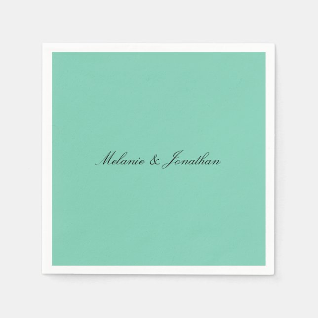Mint Pastel Napkin (Front)