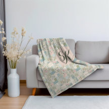 Mint Patchwork Monogram