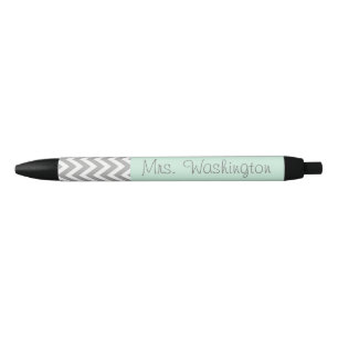 Mint Personalised Teacher's Writing Pen Gift
