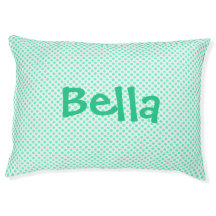 Mint Puffs Personalised Indoor Dog Bed - Large