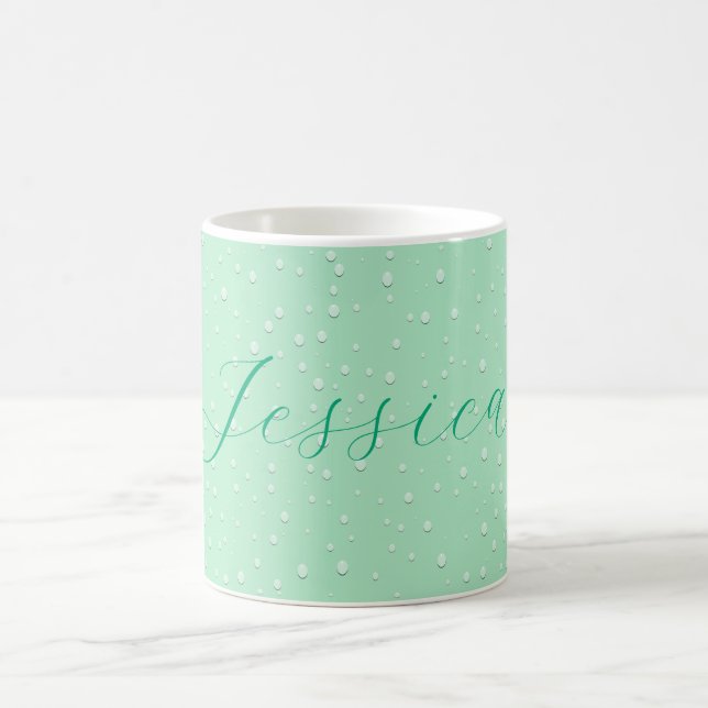 Mint Rainfall Delight Coffee Mug (Center)