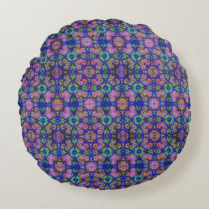 Mint Rose Water Round Cushion