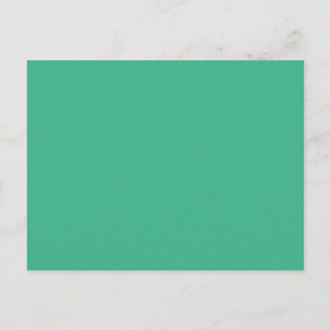 Mint Solid Colour Postcard (Front)