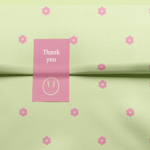 Mint - Springtime Bunnies Tissue Paper