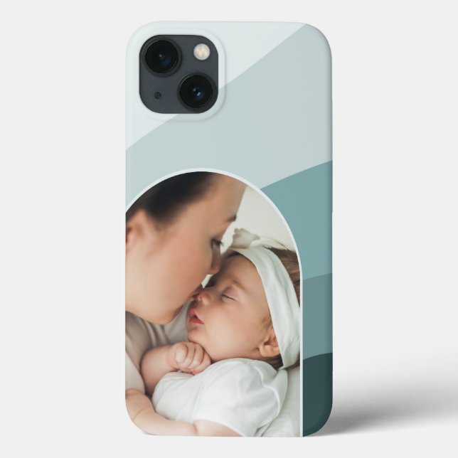 Mint & Spruce Boho Colour Flow Arch Photo Case-Mate iPhone Case (Back)