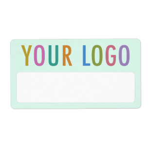 Mint Staff Name Stickers Labels with Company Logo