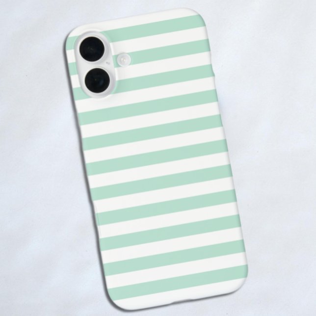 Mint stripe Case-Mate iPhone case (Creator Uploaded)