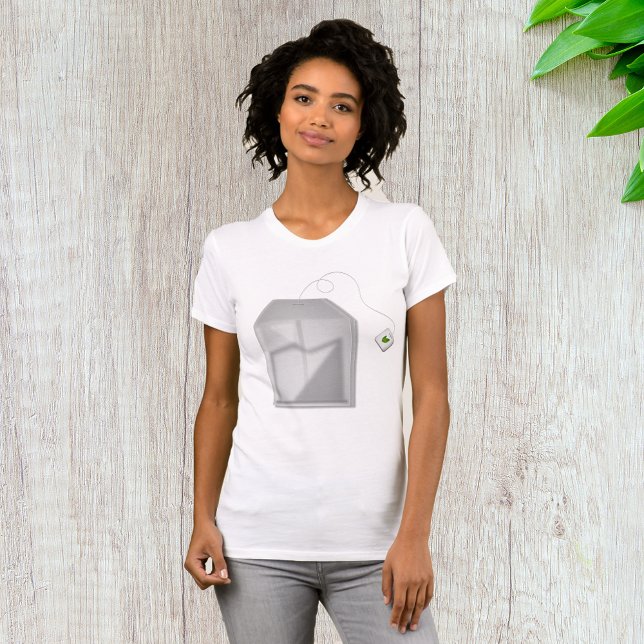 Mint Tea Bag Womens T-Shirt (Creator Uploaded)