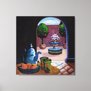 Mint tea Morocco Canvas Print
