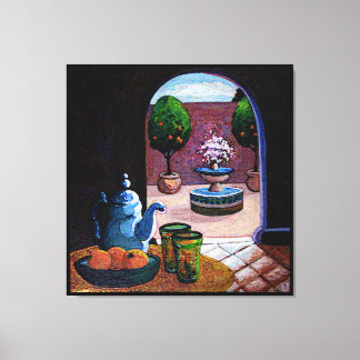 Mint tea Morocco Canvas Print