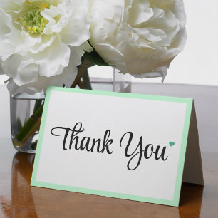 Mint to Be Wedding Bridal Shower Thank You Card