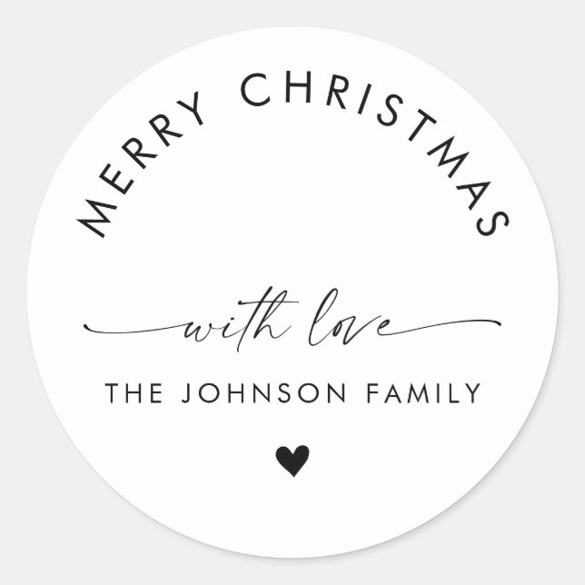 Mint to Be Wedding Favour Sticker | Modern Wedding (Front)