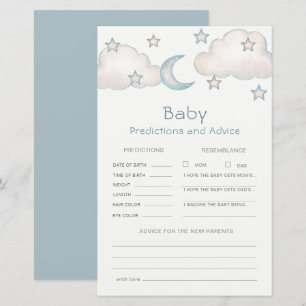 Mint Turquois Boy Baby Shower Predictions & Advice