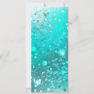 Mint Turquoise Foil Background