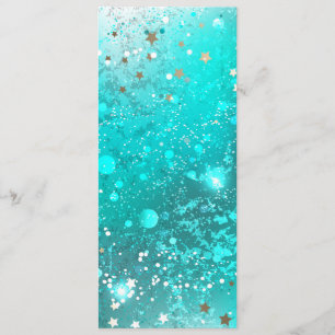 Mint Turquoise Foil Background Menu