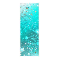Mint Turquoise Foil Background