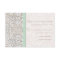 Mint Vintage Lace RSVP Wedding Response Cards