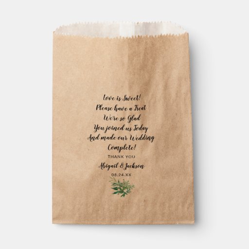 Image of Mint Wedding Reception Love is Sweet Have a Treat Favour Bags