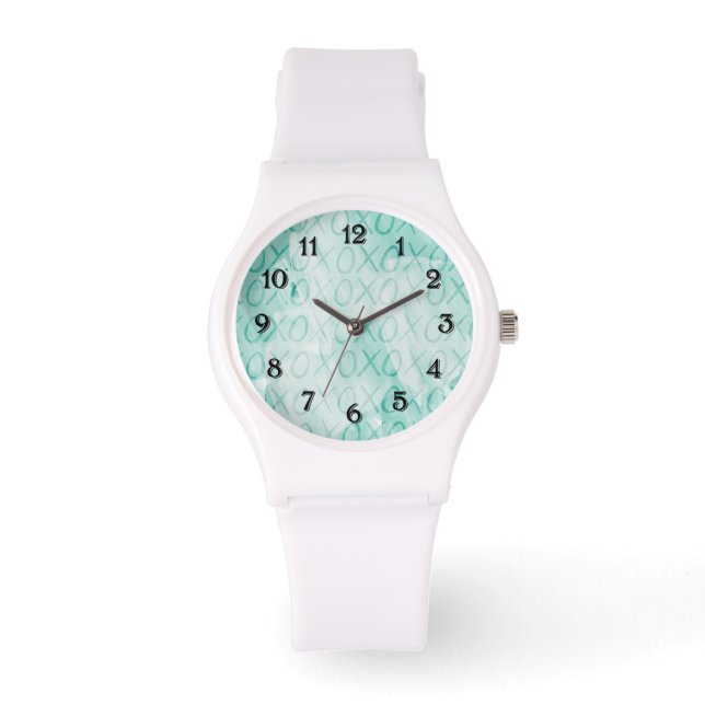 Mint XOXO Love Watch (Front)