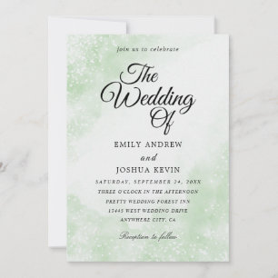 minted white watercolor wedding invitations