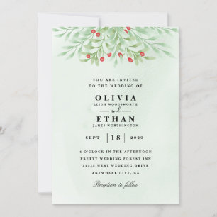 Minted winter wedding invitations