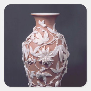 Minton Parian Ware vase, 1894 Square Sticker