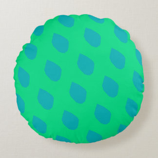 Minty environment Round Pillow