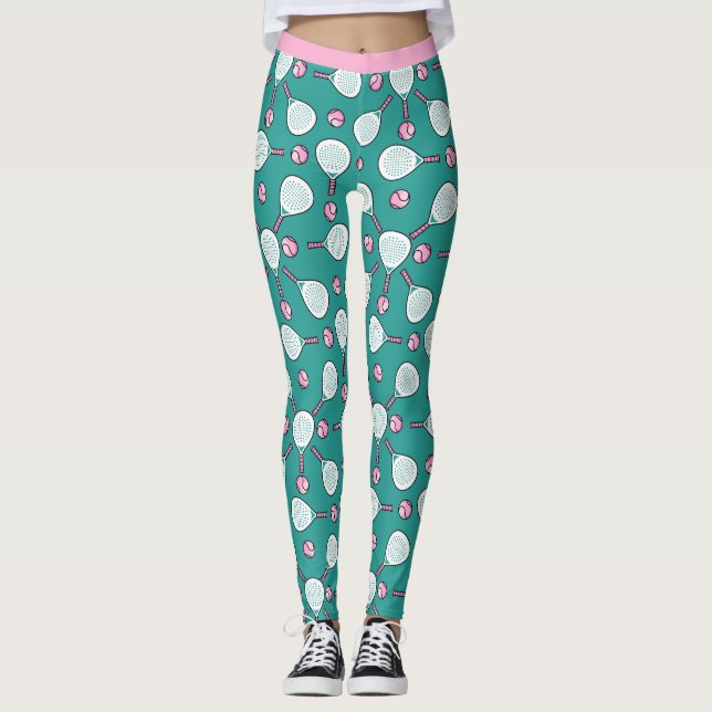 🎾Minty Padel Power Pants (Front)