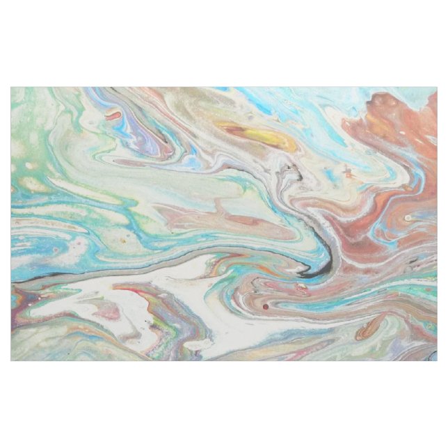Minty Puddle Fabric (Fat Quarter)