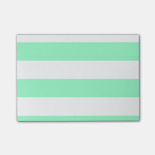 Minty Striped Post Its Post-it Notes