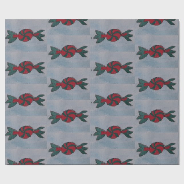 Minty Sweets Wrapping Paper (Seam)