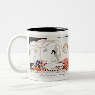 Minuit! French Theme Two-Tone Coffee Mug