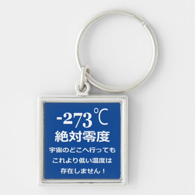 Minus 273 keychain (Front)