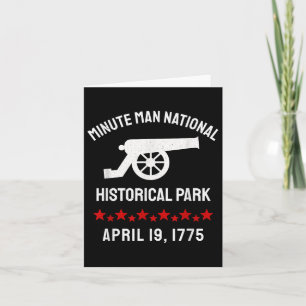 Minute Man National Historical Park Revolutionary  Card