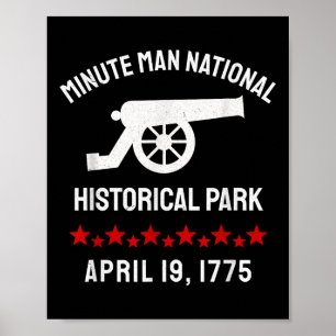 Minute Man National Historical Park Revolutionary Poster