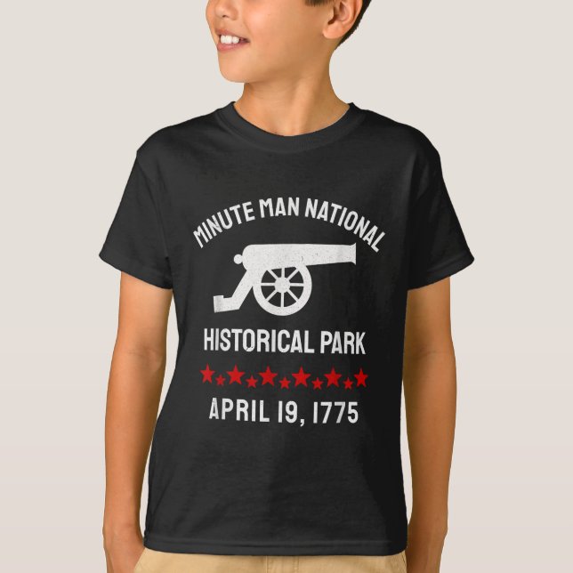 Minute Man National Historical Park Revolutionary  T-Shirt (Front)