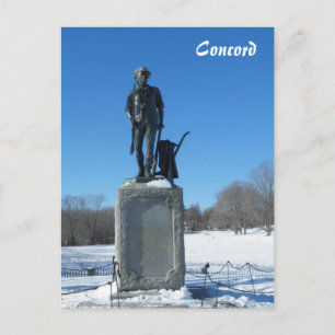 Minute Man Postcard